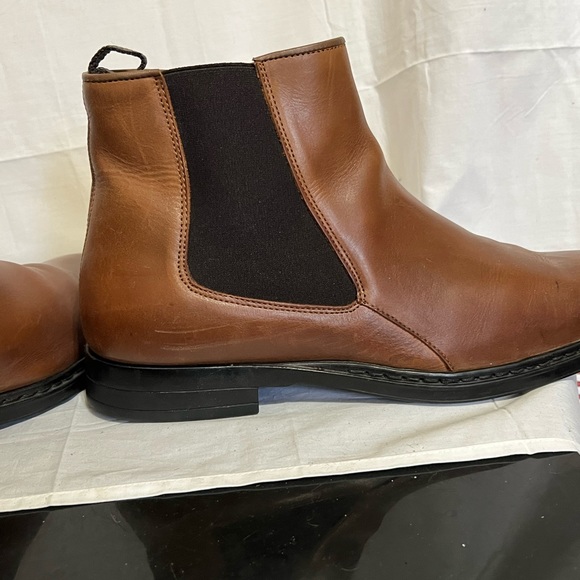 Karl Lagerfeld Paris Men’s boots leather upper like new condition